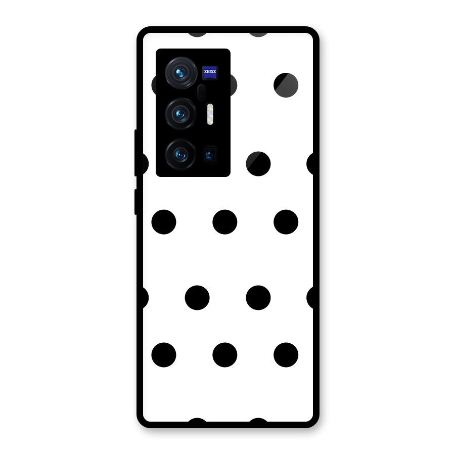 Royal Polka Dots Glass Back Case for Vivo X70 Pro Plus