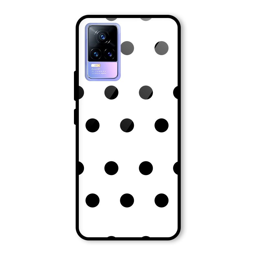 Royal Polka Dots Glass Back Case for Vivo Y73