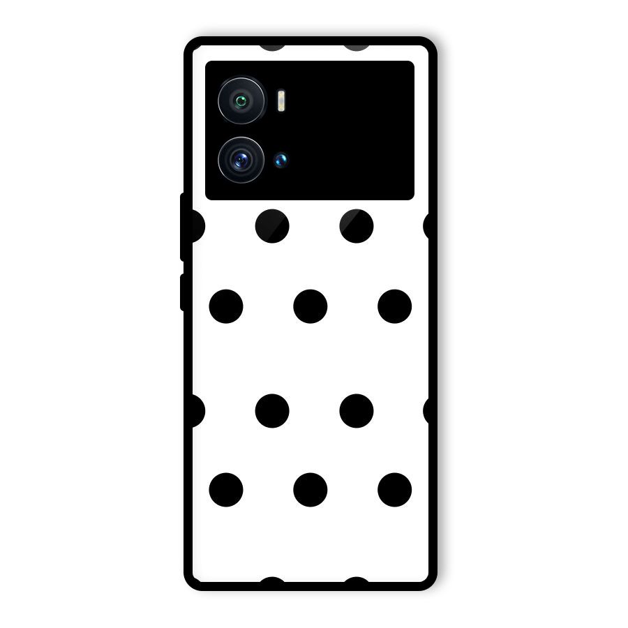 Royal Polka Dots Glass Back Case for Vivo iQOO 9 Pro