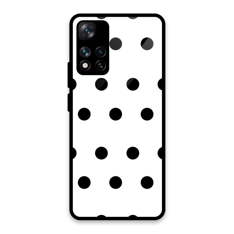 Royal Polka Dots Glass Back Case for Xiaomi 11i HyperCharge 5G