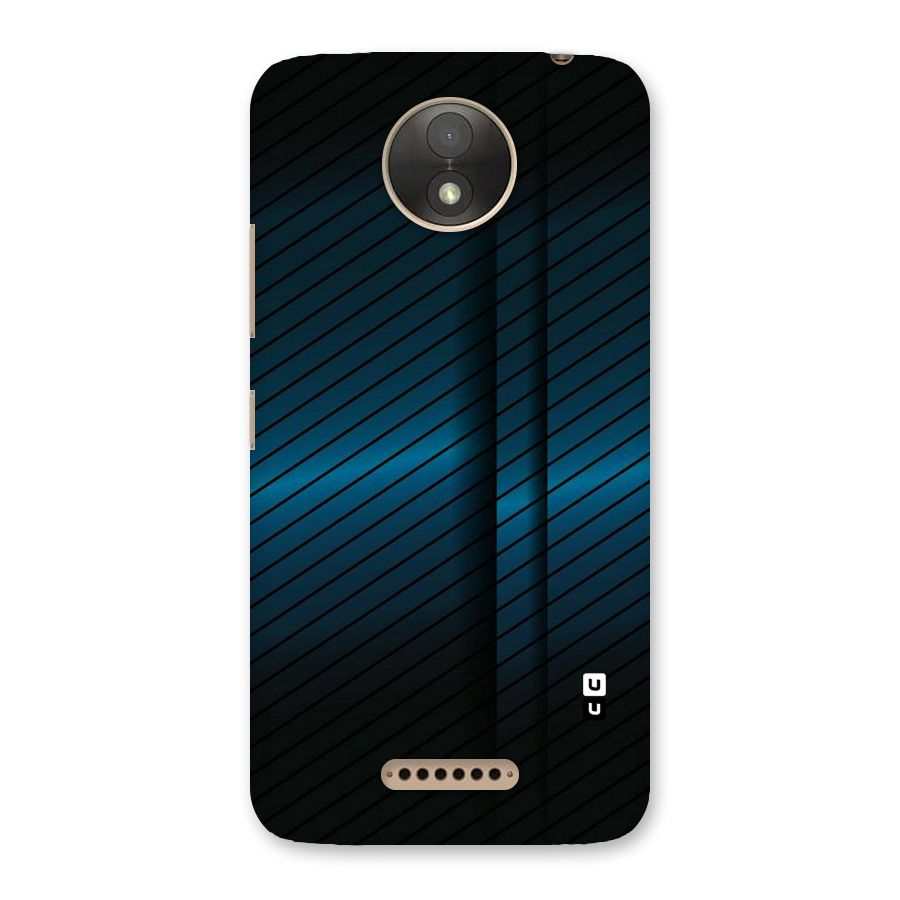 Royal Shade Blue Back Case for Moto C Plus