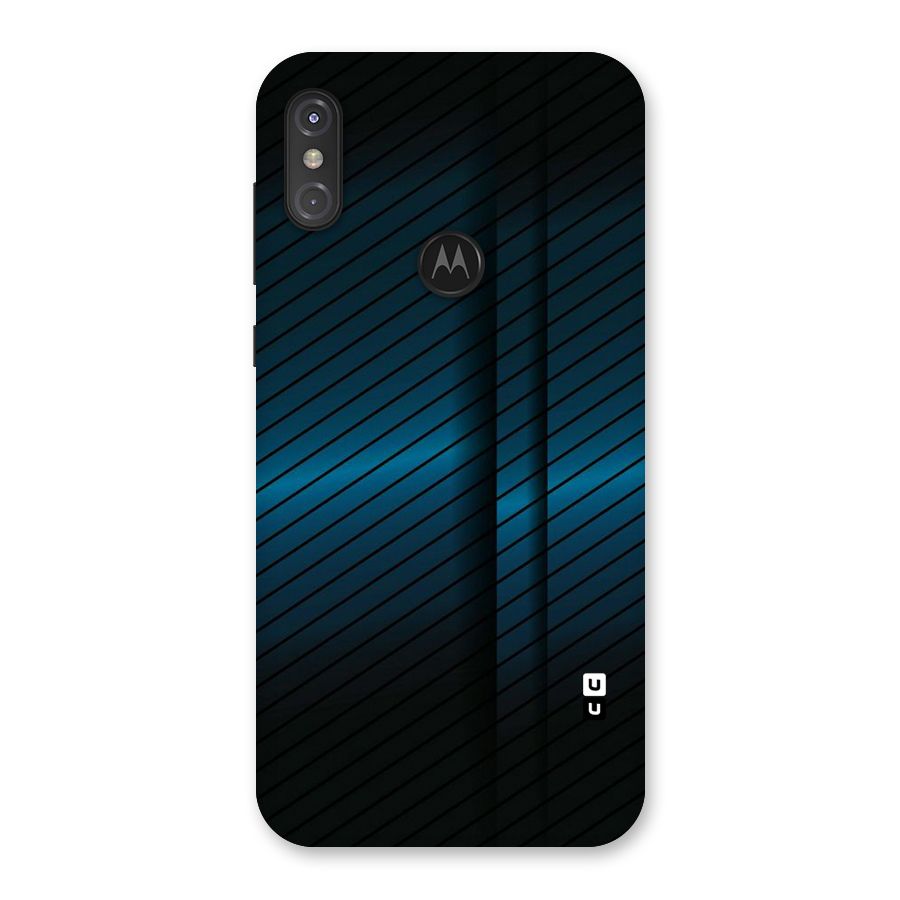 Royal Shade Blue Back Case for Motorola One Power