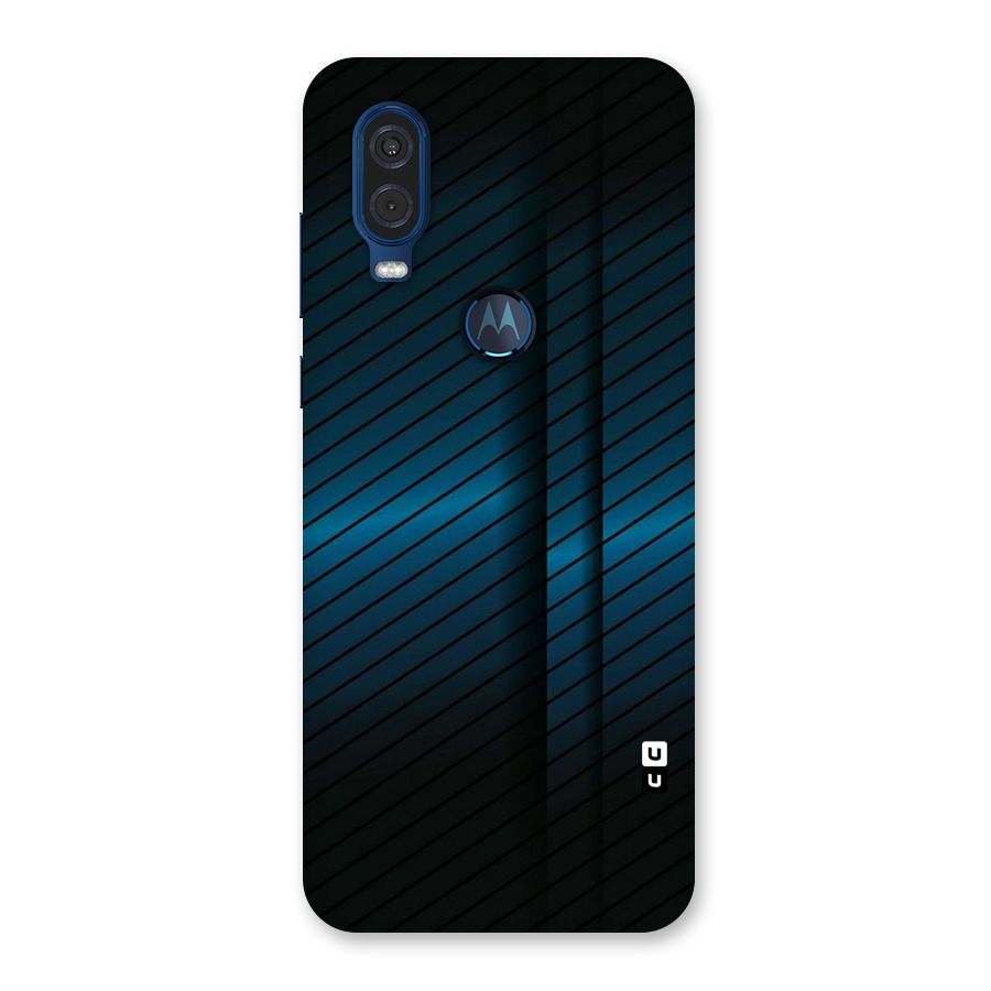 Royal Shade Blue Back Case for Motorola One Vision
