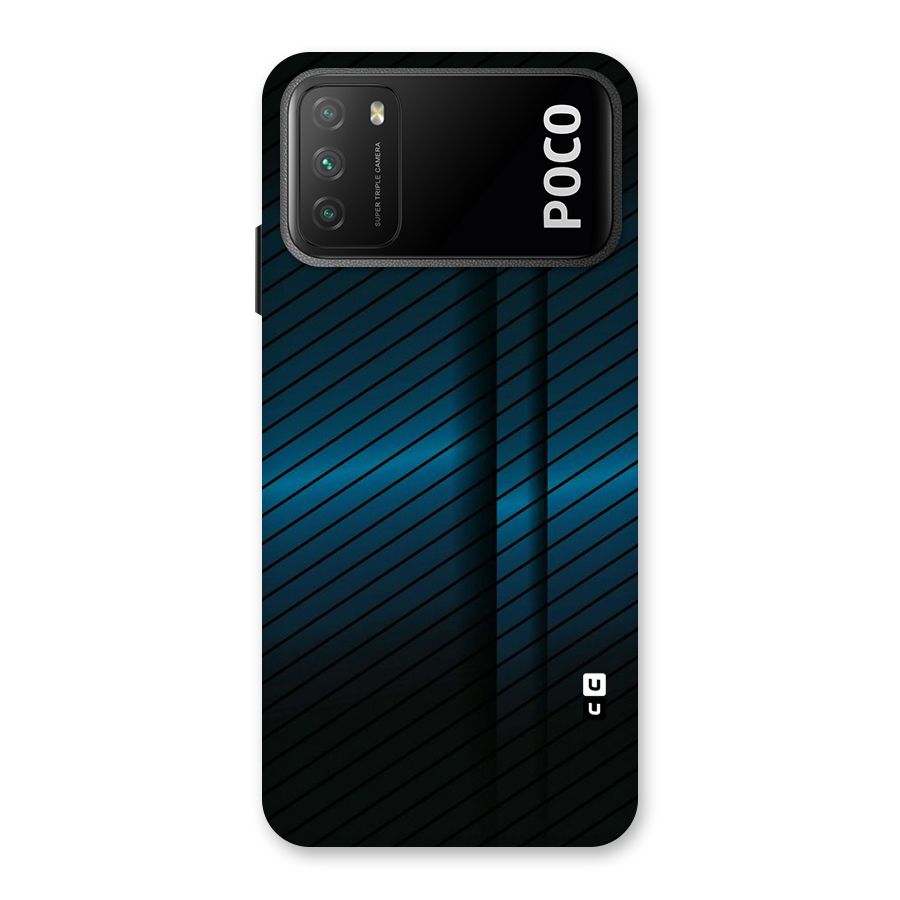 Royal Shade Blue Back Case for Poco M3