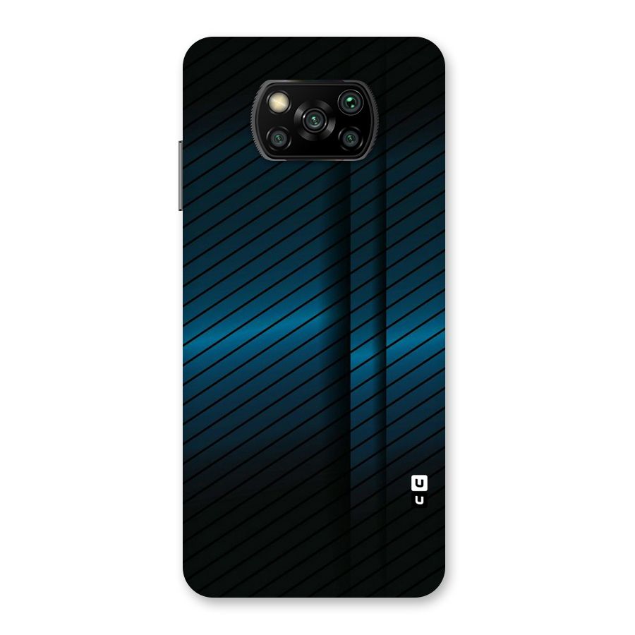 Royal Shade Blue Back Case for Poco X3