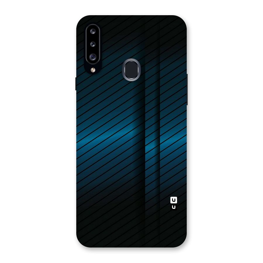 Royal Shade Blue Back Case for Samsung Galaxy A20s