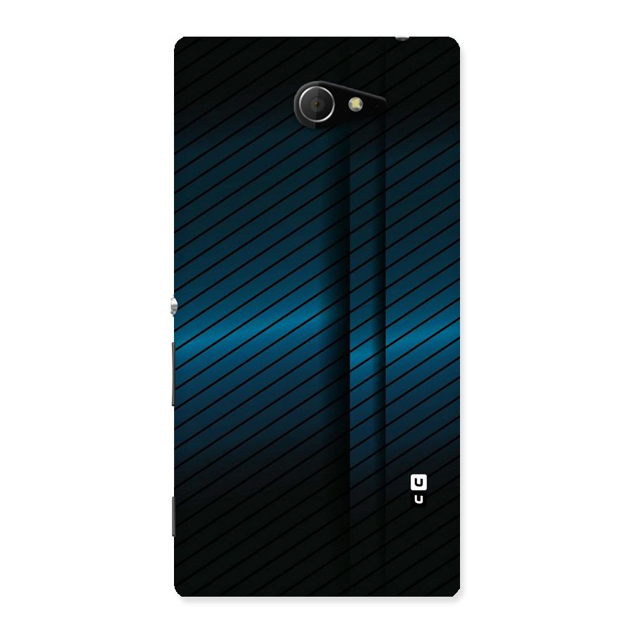 Royal Shade Blue Back Case for Sony Xperia M2