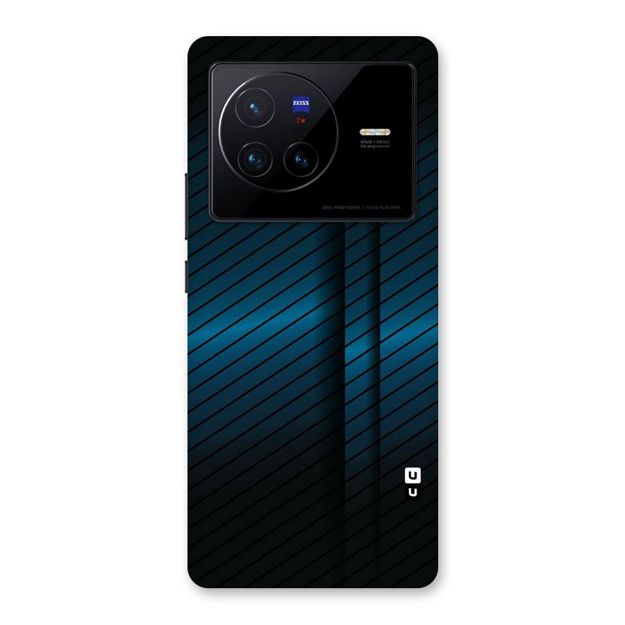 Royal Shade Blue Back Case for Vivo X80