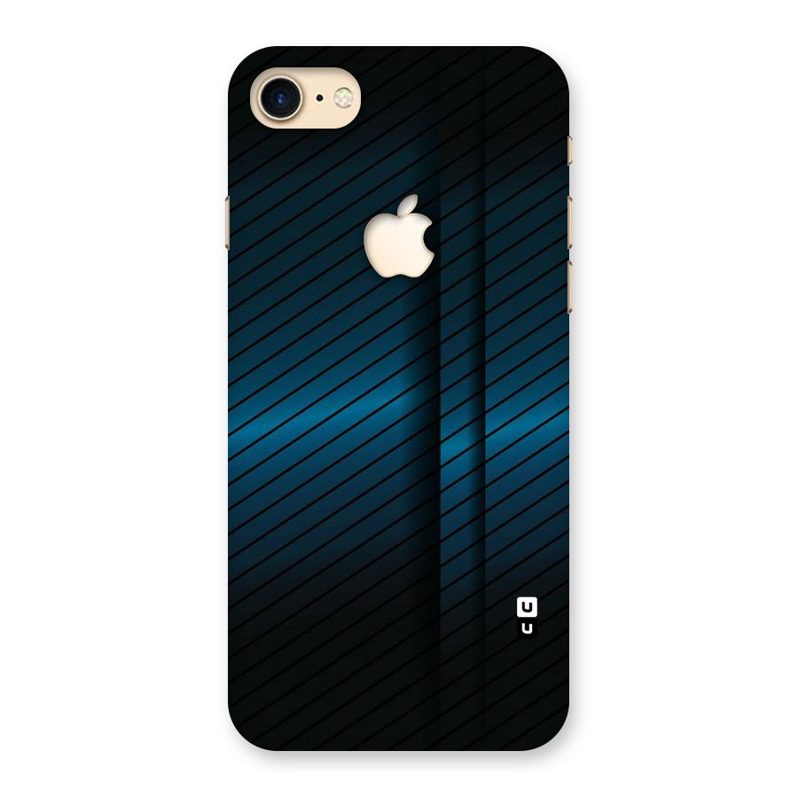 Royal Shade Blue Back Case for iPhone 7 Apple Cut
