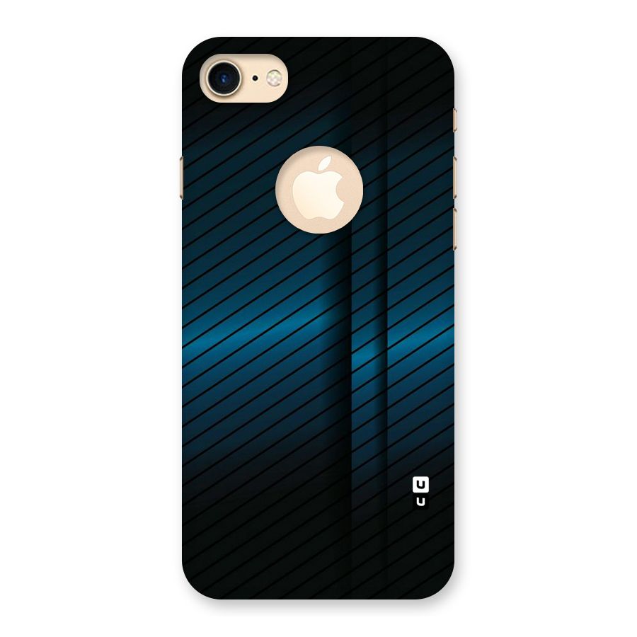 Royal Shade Blue Back Case for iPhone 8 Logo Cut