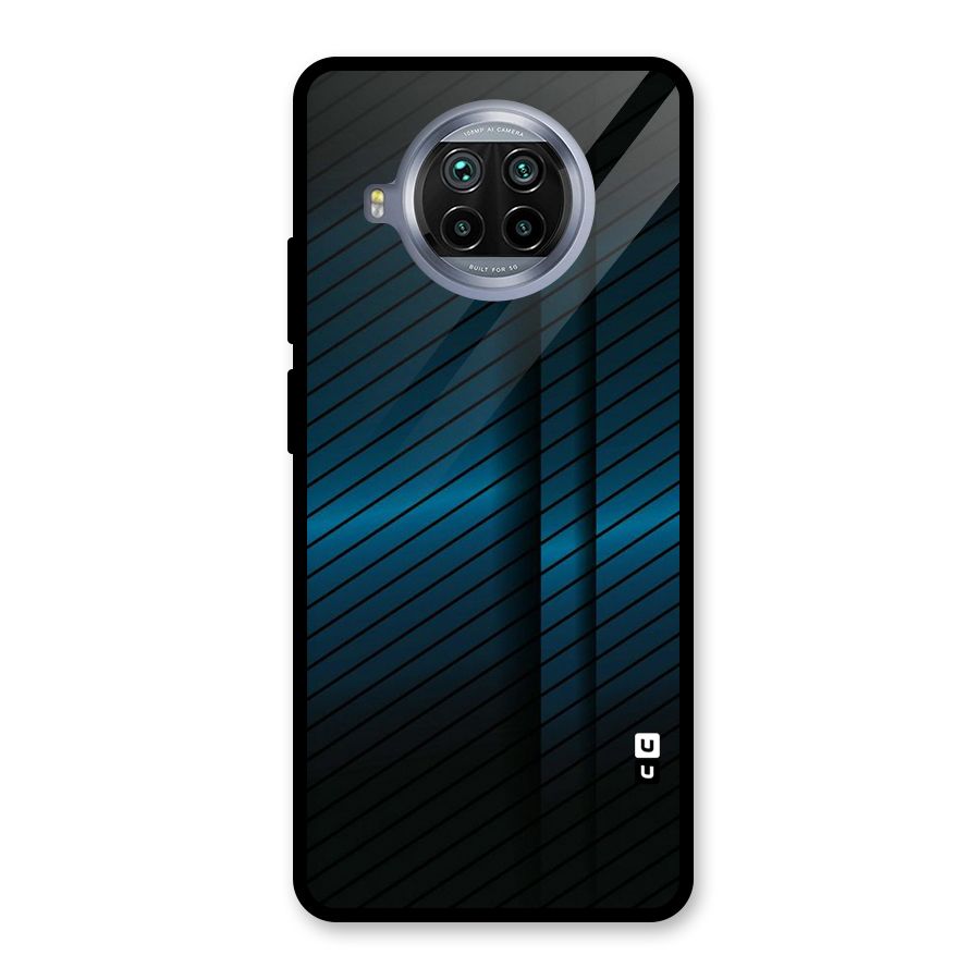 Royal Shade Blue Glass Back Case for Mi 10i