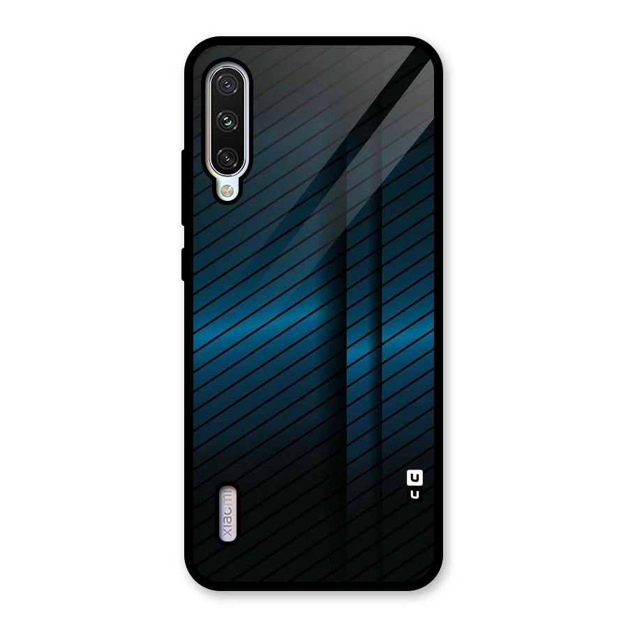 Royal Shade Blue Glass Back Case for Mi A3
