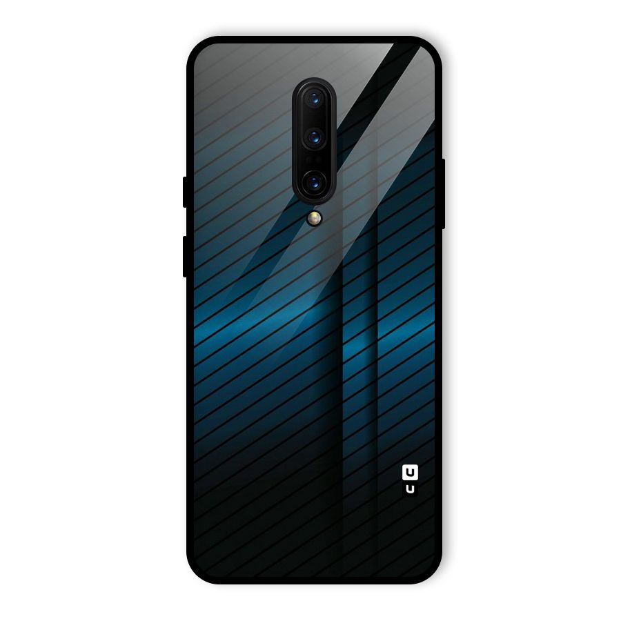 Royal Shade Blue Glass Back Case for OnePlus 7 Pro