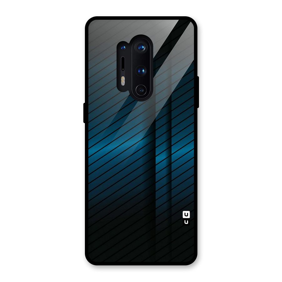 Royal Shade Blue Glass Back Case for OnePlus 8 Pro