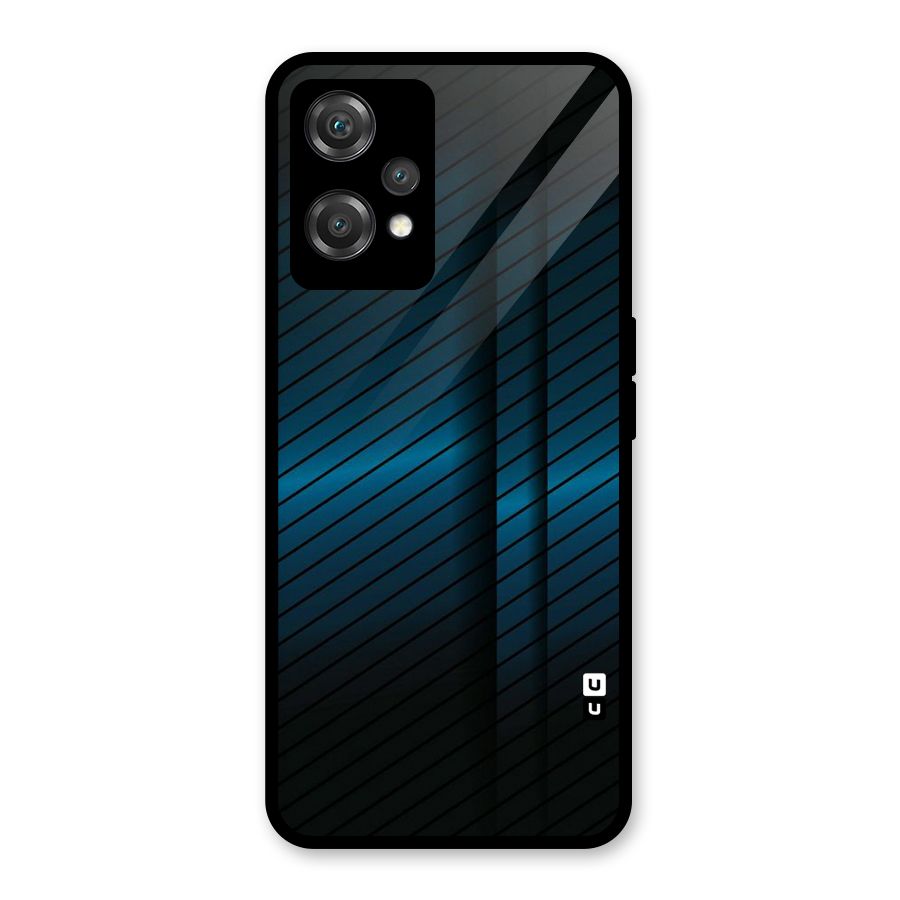 Royal Shade Blue Glass Back Case for OnePlus Nord CE 2 Lite 5G
