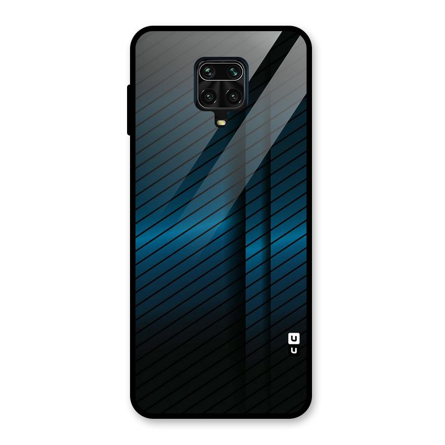 Royal Shade Blue Glass Back Case for Redmi Note 10 Lite