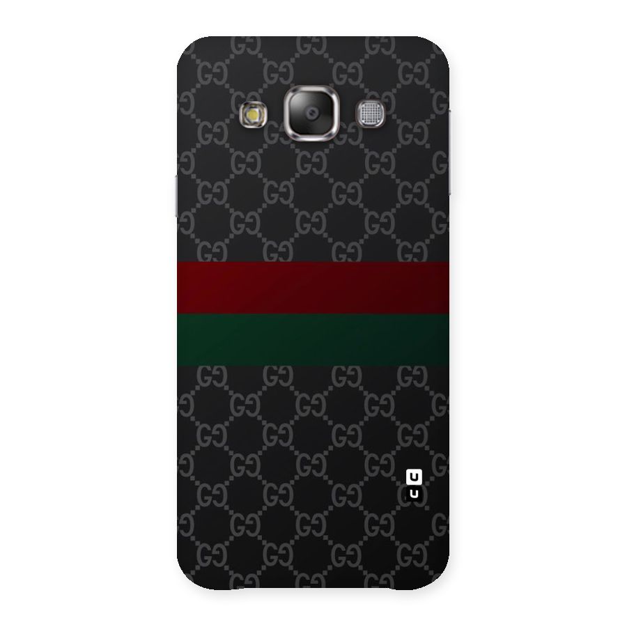 Royal Stripes Design Back Case for Galaxy E7
