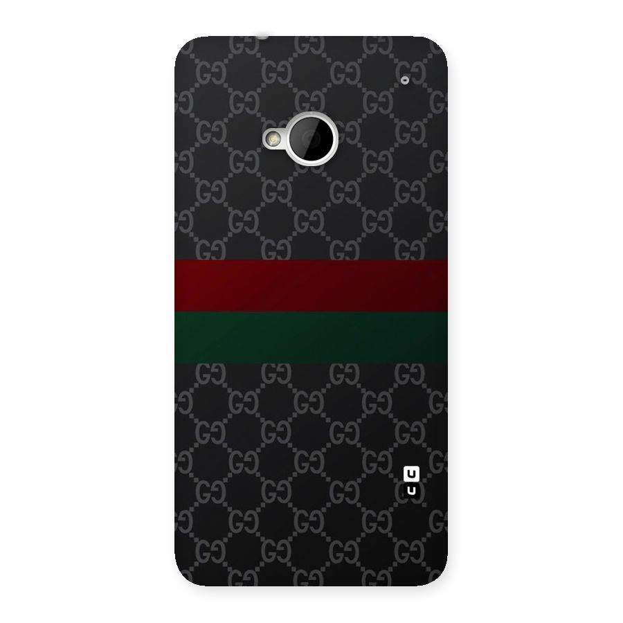 Royal Stripes Design Back Case for HTC One M7