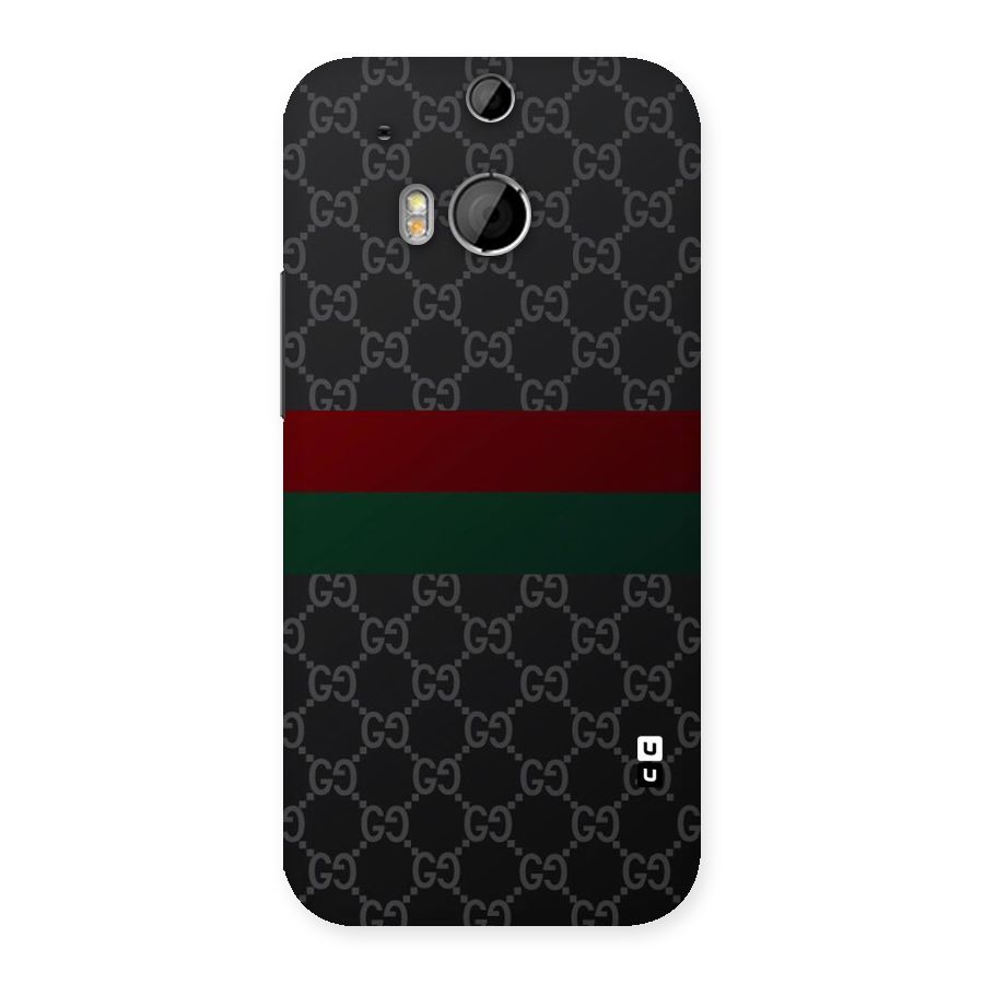 Royal Stripes Design Back Case for HTC One M8
