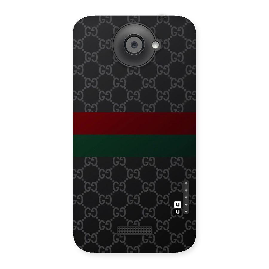 Royal Stripes Design Back Case for HTC One X