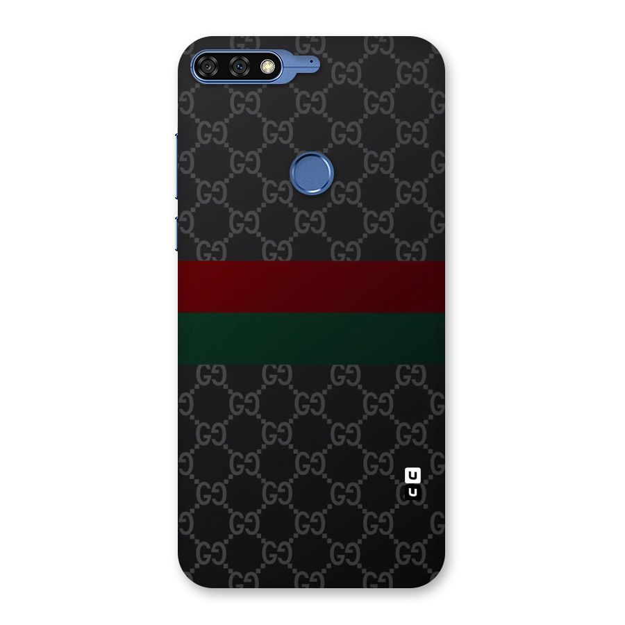 Royal Stripes Design Back Case for Honor 7C