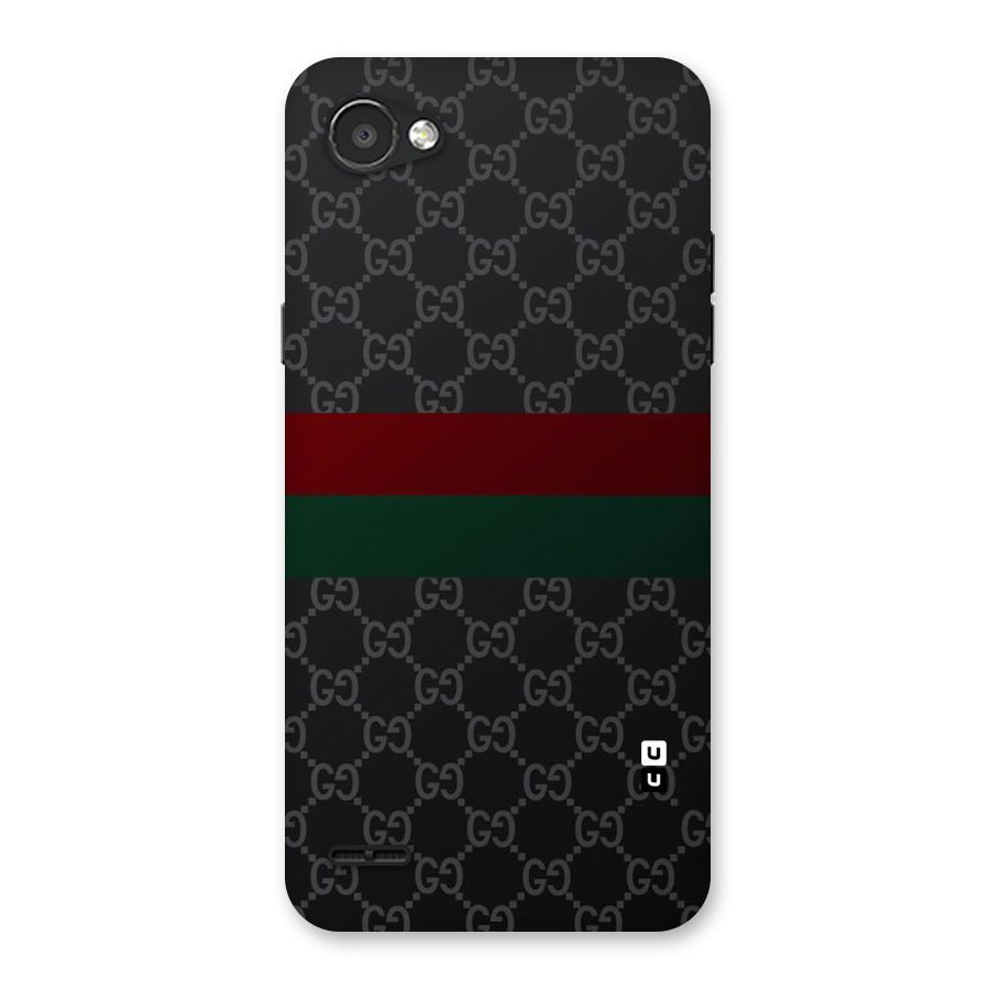 Royal Stripes Design Back Case for LG Q6