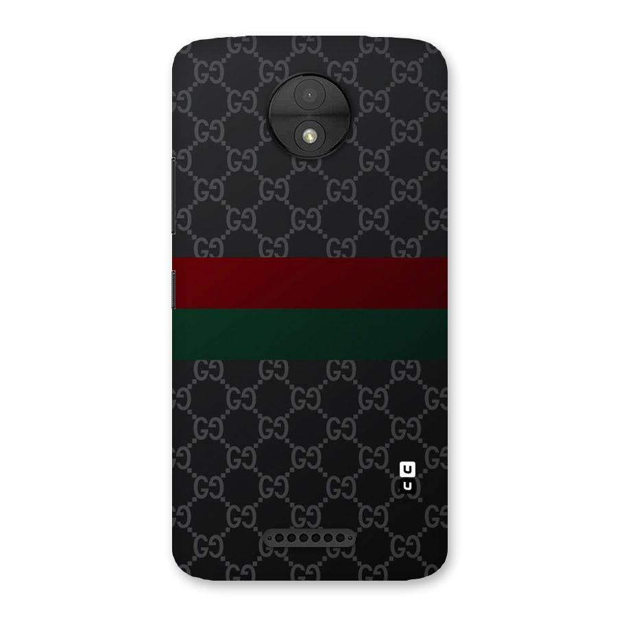 Royal Stripes Design Back Case for Moto C