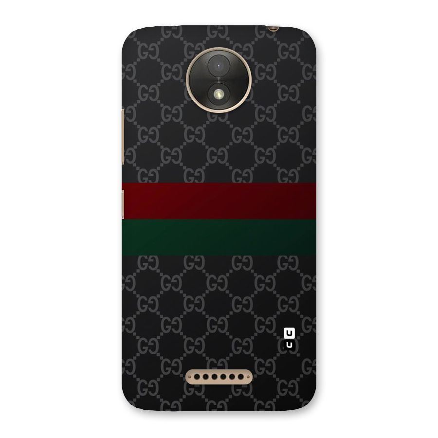 Royal Stripes Design Back Case for Moto C Plus