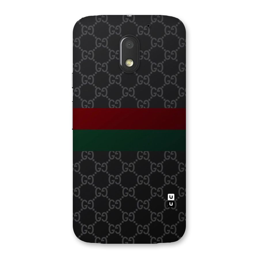 Royal Stripes Design Back Case for Moto E3 Power