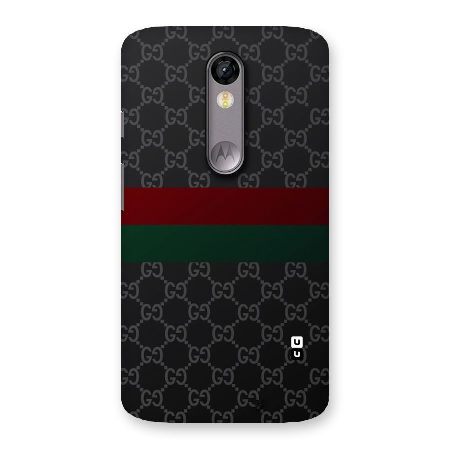 Royal Stripes Design Back Case for Moto X Force