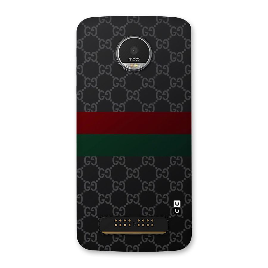 Royal Stripes Design Back Case for Moto Z Play