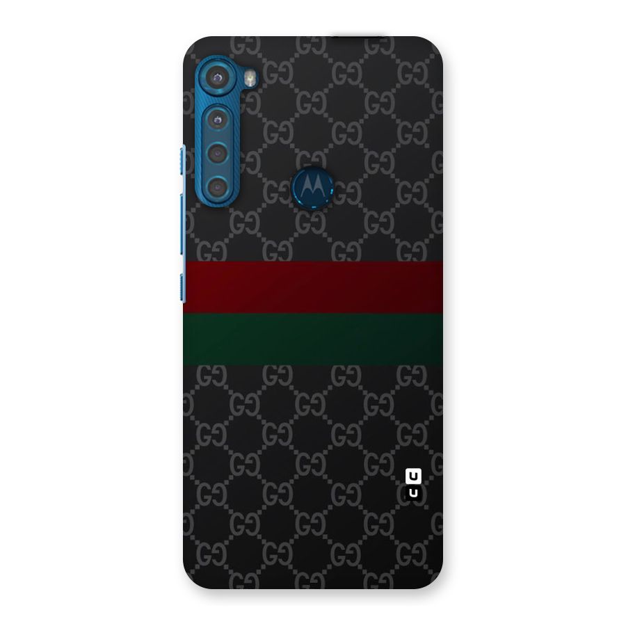Royal Stripes Design Back Case for Motorola One Fusion Plus