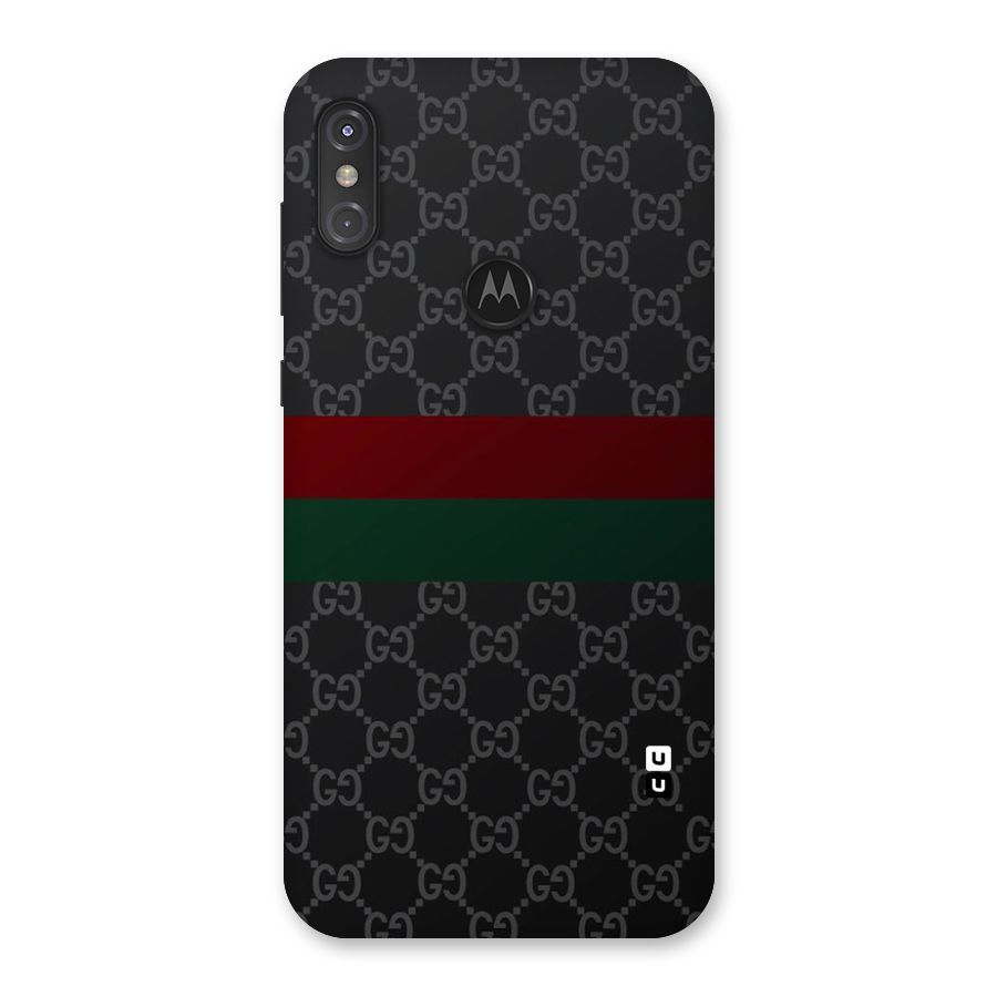 Royal Stripes Design Back Case for Motorola One Power
