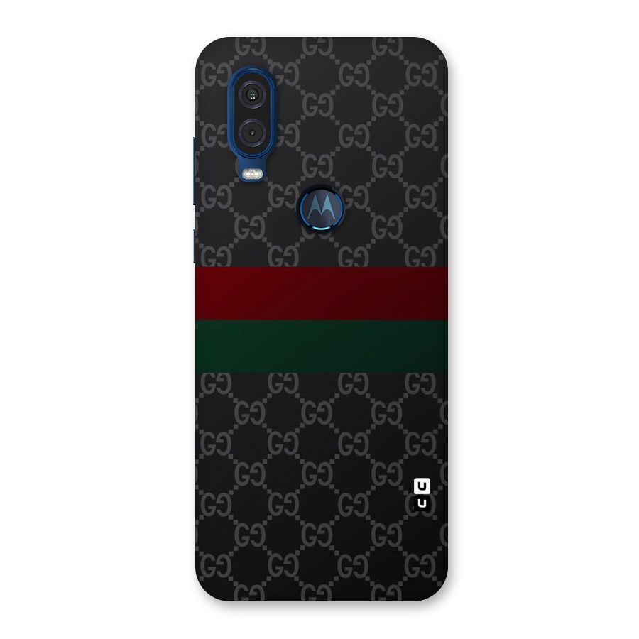 Royal Stripes Design Back Case for Motorola One Vision