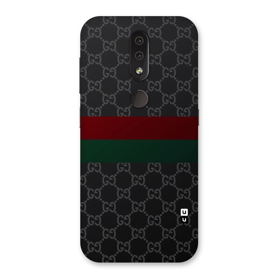 Royal Stripes Design Back Case for Nokia 4.2