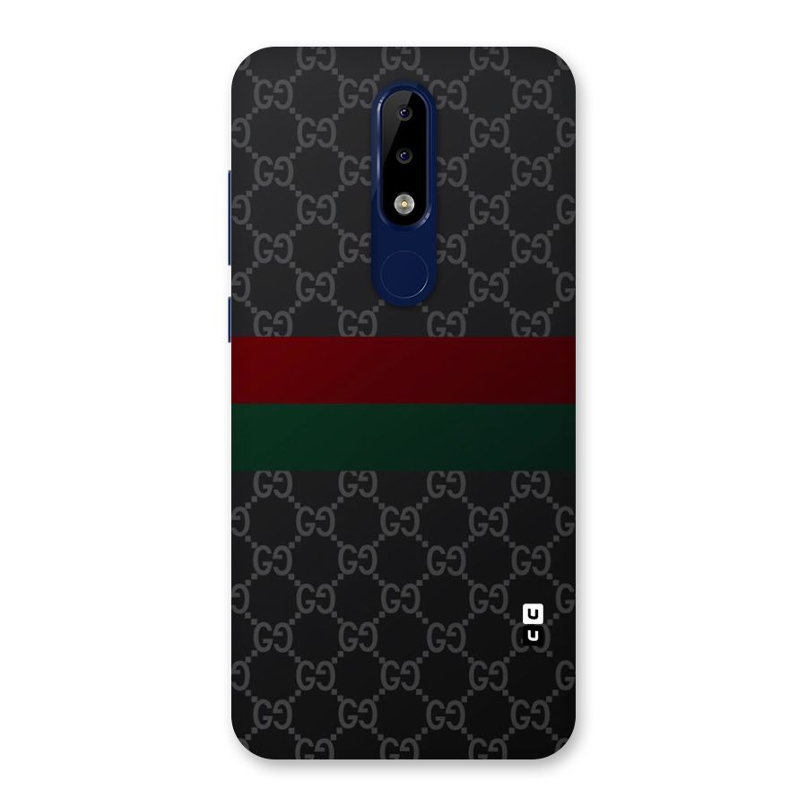 Royal Stripes Design Back Case for Nokia 5.1 Plus