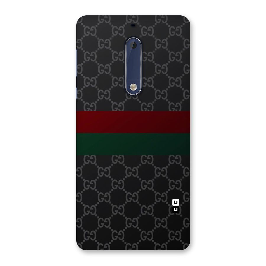 Royal Stripes Design Back Case for Nokia 5