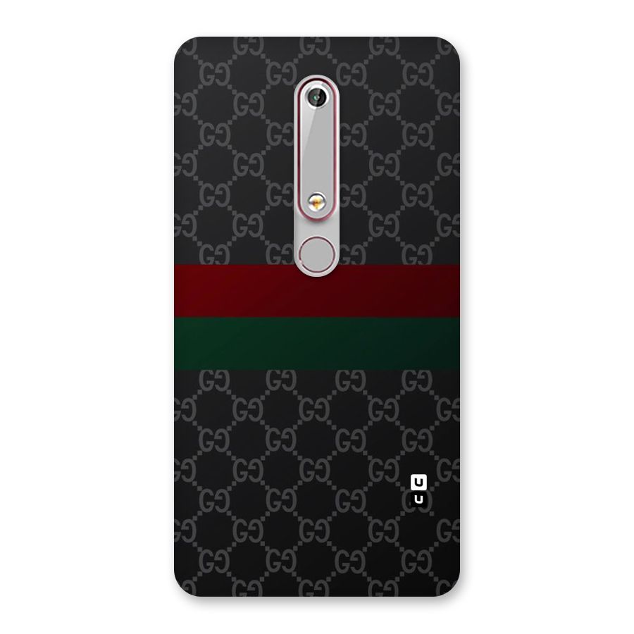 Royal Stripes Design Back Case for Nokia 6.1