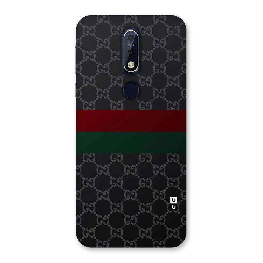 Royal Stripes Design Back Case for Nokia 7.1