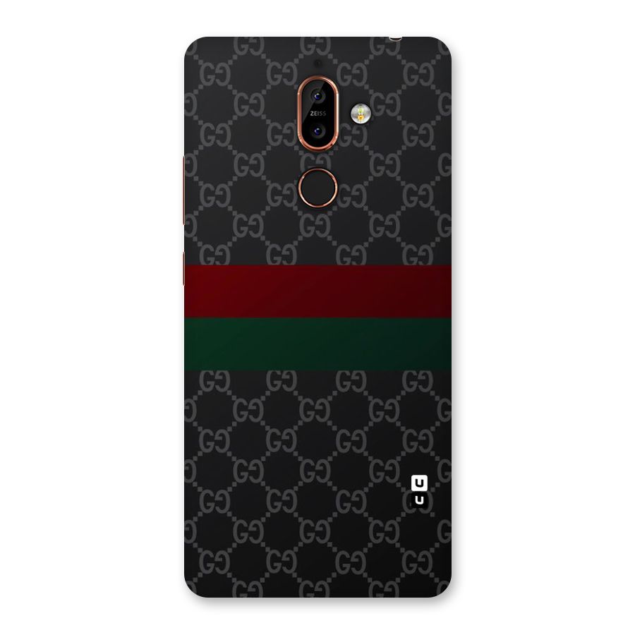 Royal Stripes Design Back Case for Nokia 7 Plus