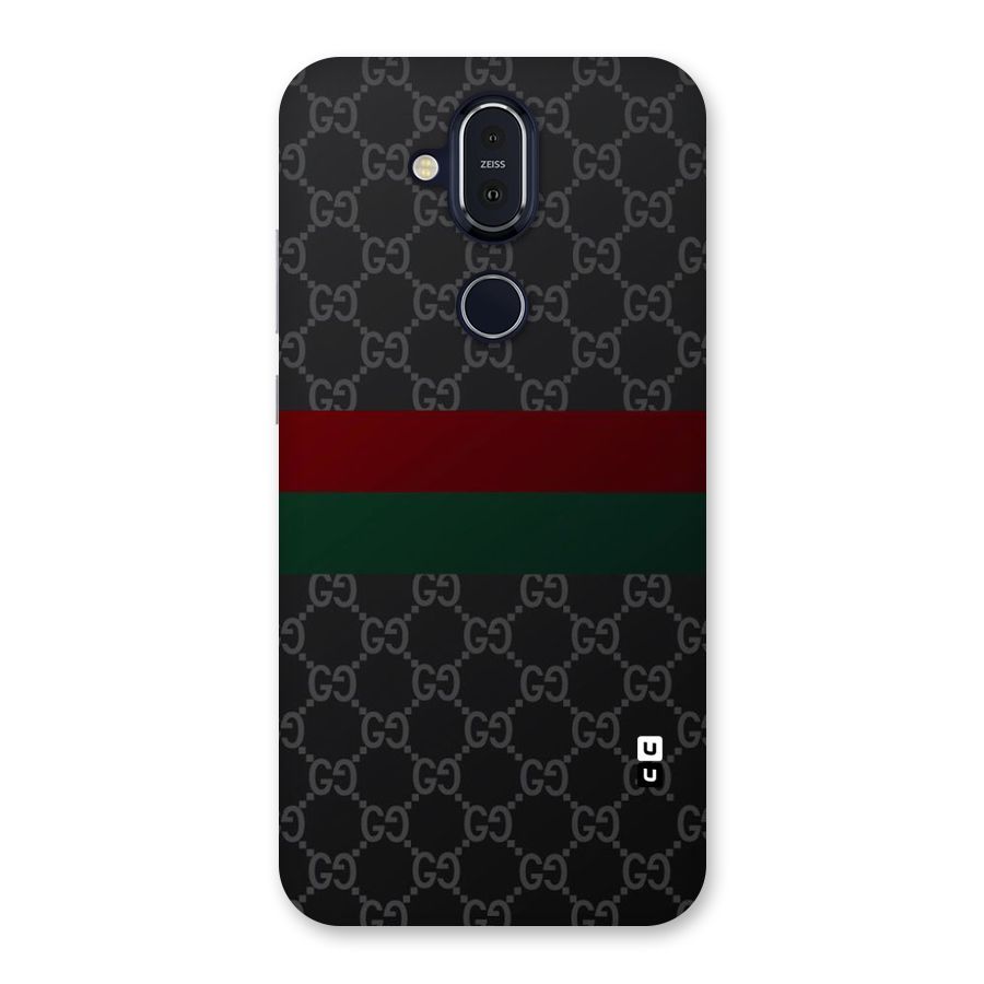 Royal Stripes Design Back Case for Nokia 8.1