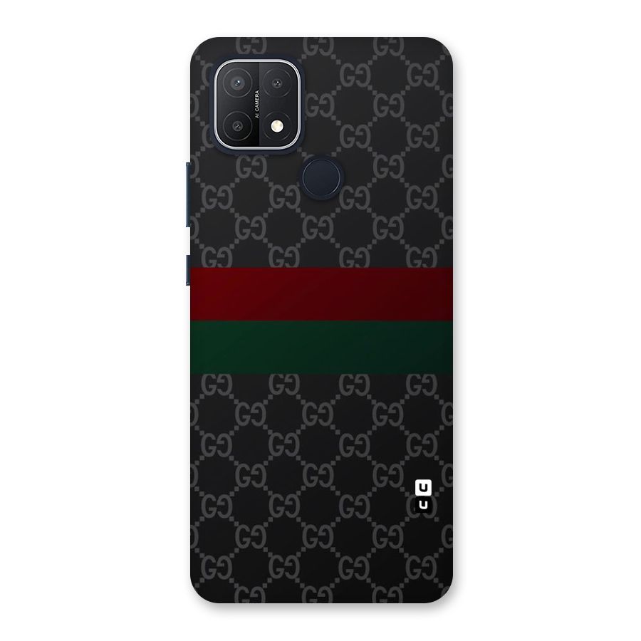 Royal Stripes Design Back Case for Oppo A15