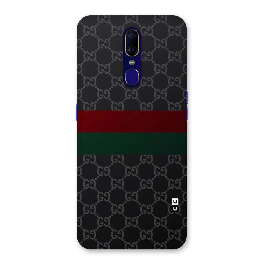 Royal Stripes Design Back Case for Oppo F11