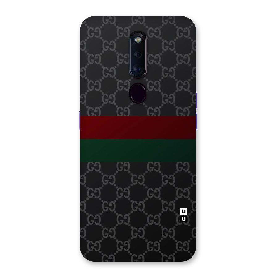 Royal Stripes Design Back Case for Oppo F11 Pro