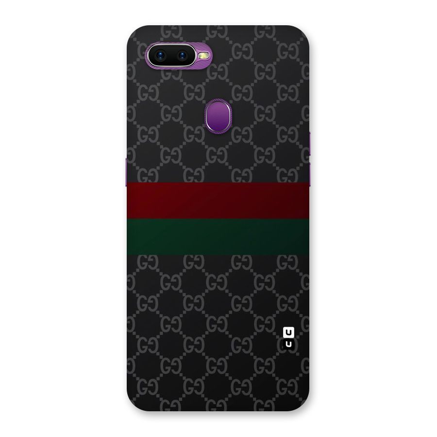 Royal Stripes Design Back Case for Oppo F9