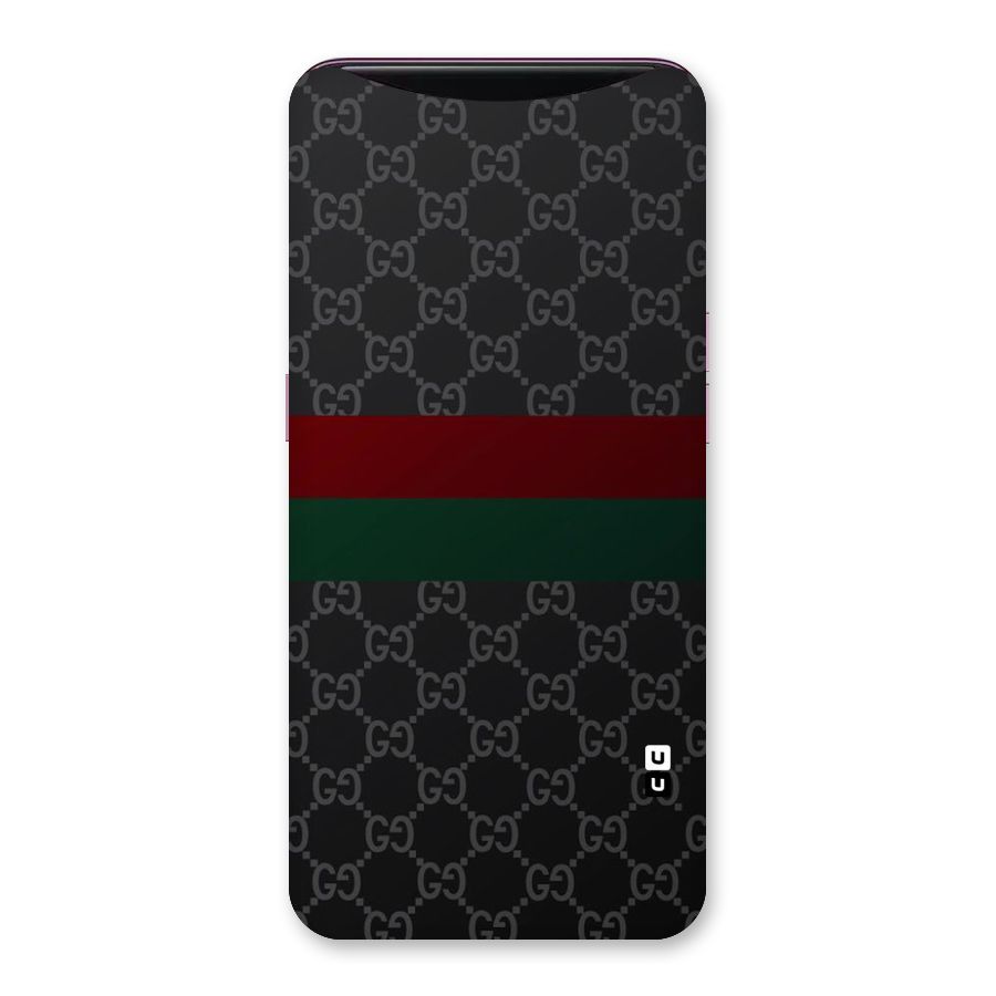 Royal Stripes Design Back Case for Oppo Find X