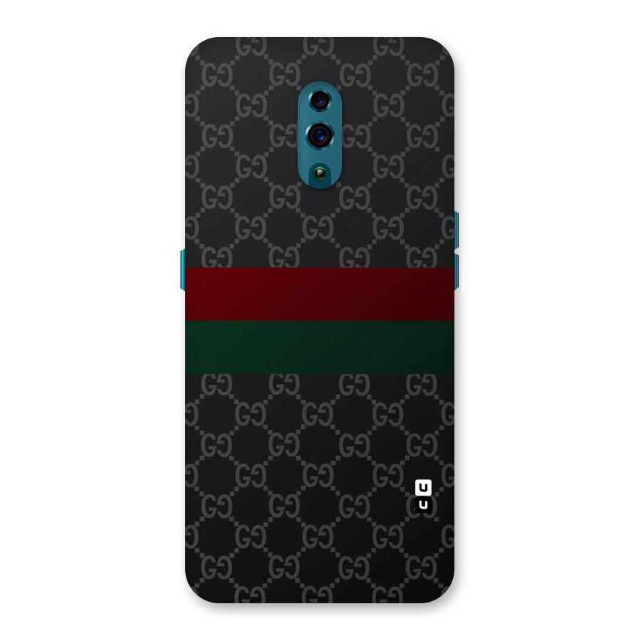 Royal Stripes Design Back Case for Oppo Reno