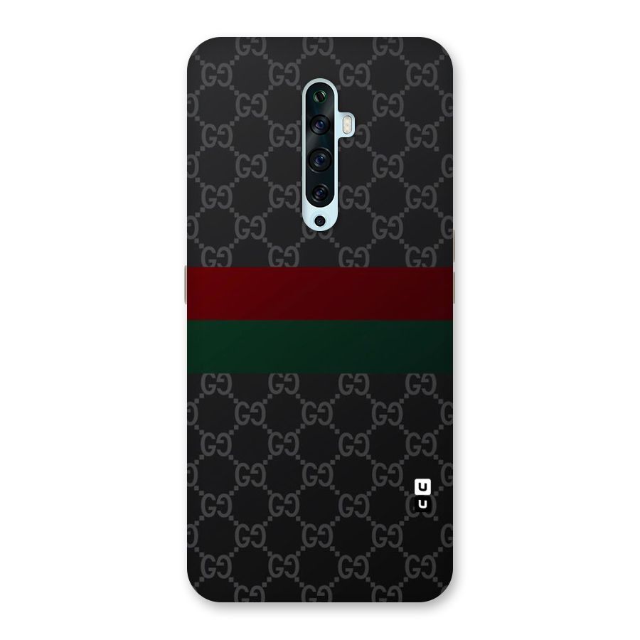 Royal Stripes Design Back Case for Oppo Reno2 F