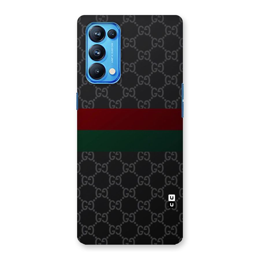 Royal Stripes Design Back Case for Oppo Reno5 Pro 5G