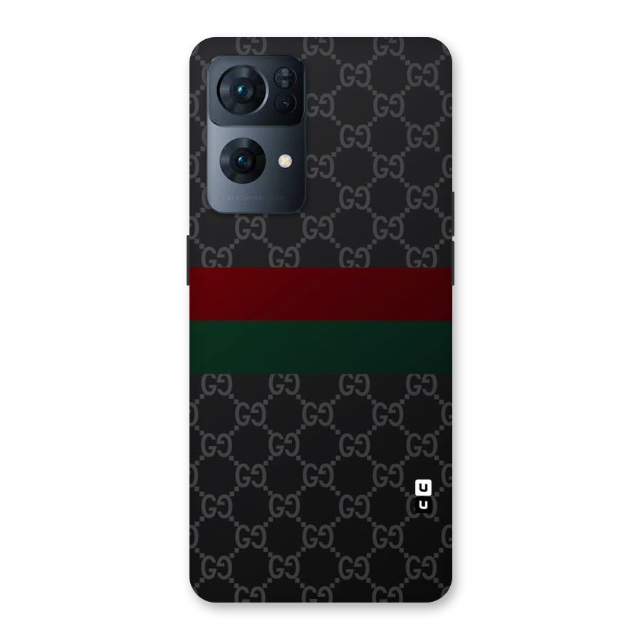 Royal Stripes Design Back Case for Oppo Reno7 Pro 5G